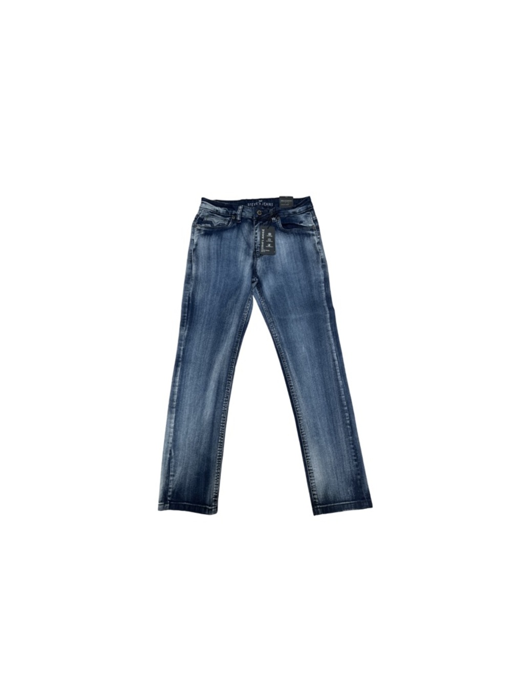 Steve’s Jeans Stretch Kids Slim Fit Jeans - Blue Wash Size 14